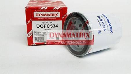 Dynamax DOFC534 - Масляний фільтр autocars.com.ua