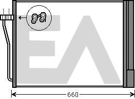 EACLIMA 30C07050 - Конденсатор, кондиціонер autocars.com.ua