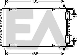 EACLIMA 30C10003 - Конденсатор, кондиціонер autocars.com.ua
