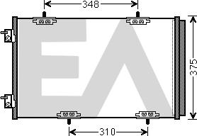 EACLIMA 30C10014 - Конденсатор, кондиціонер autocars.com.ua