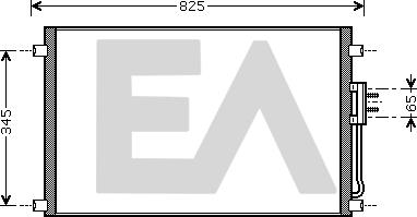 EACLIMA 30C12026 - Конденсатор, кондиціонер autocars.com.ua