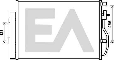 EACLIMA 30C14047 - Конденсатор, кондиціонер autocars.com.ua