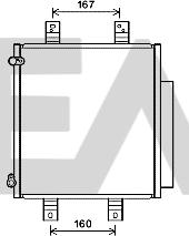 EACLIMA 30C19009 - Конденсатор, кондиціонер autocars.com.ua