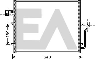 EACLIMA 30C20020 - Конденсатор, кондиціонер autocars.com.ua