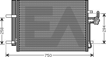 EACLIMA 30C22048 - Конденсатор, кондиціонер autocars.com.ua