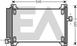 EACLIMA 30C25039 - Конденсатор, кондиціонер autocars.com.ua