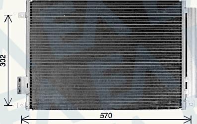 EACLIMA 30C25064 - Конденсатор, кондиціонер autocars.com.ua