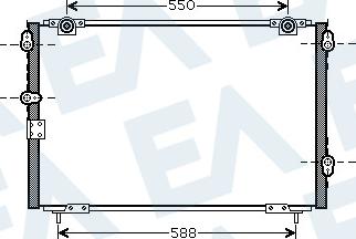 EACLIMA 30C26049 - Конденсатор, кондиціонер autocars.com.ua