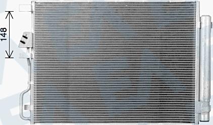 EACLIMA 30C28071 - Конденсатор, кондиціонер autocars.com.ua