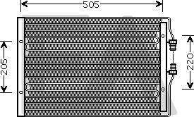 EACLIMA 30C30003 - Конденсатор, кондиціонер autocars.com.ua