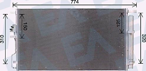 EACLIMA 30C36057 - Конденсатор, кондиціонер autocars.com.ua