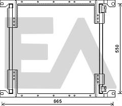 EACLIMA 30C45004 - Конденсатор, кондиціонер autocars.com.ua