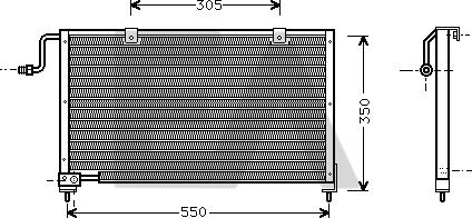 EACLIMA 30C52004 - Конденсатор, кондиціонер autocars.com.ua