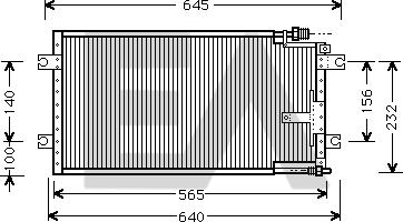 EACLIMA 30C52007 - Конденсатор, кондиціонер autocars.com.ua