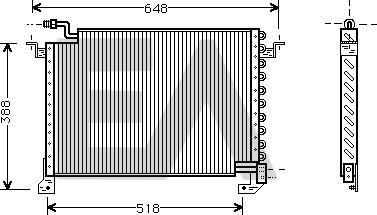 EACLIMA 30C52012 - Конденсатор, кондиціонер autocars.com.ua
