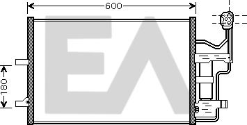 EACLIMA 30C52026 - Конденсатор, кондиціонер autocars.com.ua