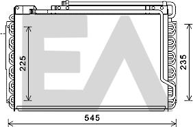 EACLIMA 30C53005 - Конденсатор, кондиціонер autocars.com.ua