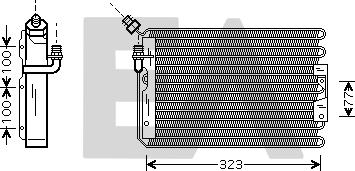 EACLIMA 30C58005 - Конденсатор, кондиціонер autocars.com.ua