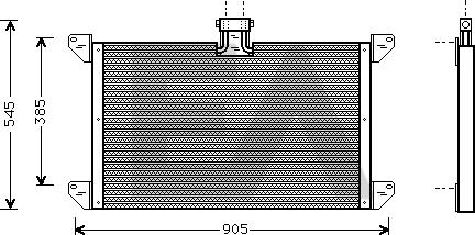 EACLIMA 30C63002 - Конденсатор, кондиціонер autocars.com.ua