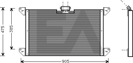 EACLIMA 30C63003 - Конденсатор, кондиціонер autocars.com.ua