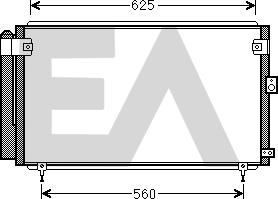 EACLIMA 30C71060 - Конденсатор, кондиціонер autocars.com.ua