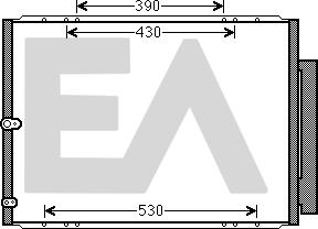 EACLIMA 30C71064 - Конденсатор, кондиціонер autocars.com.ua