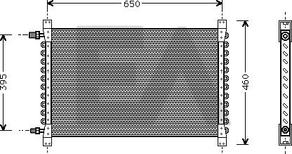 EACLIMA 30C76001 - Конденсатор, кондиціонер autocars.com.ua