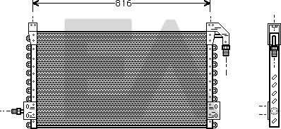 EACLIMA 30C76002 - Конденсатор, кондиціонер autocars.com.ua