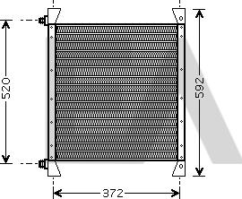 EACLIMA 30C76008 - Конденсатор, кондиціонер autocars.com.ua