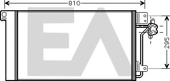 EACLIMA 30C77034 - Конденсатор, кондиціонер autocars.com.ua