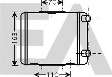 EACLIMA 31R02002 - Радіатор, охолодження двигуна autocars.com.ua