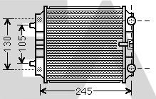 EACLIMA 31R02007 - Радіатор, охолодження двигуна autocars.com.ua