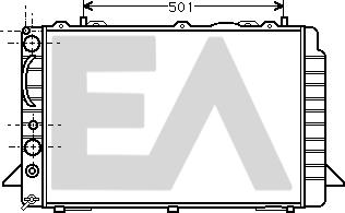 EACLIMA 31R02027 - Радіатор, охолодження двигуна autocars.com.ua