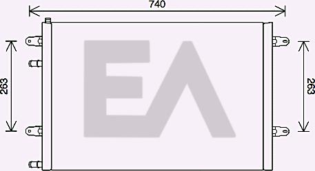 EACLIMA 31R02065 - Радіатор, охолодження двигуна autocars.com.ua