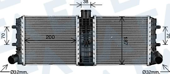 EACLIMA 31R02108 - Радіатор, охолодження двигуна autocars.com.ua