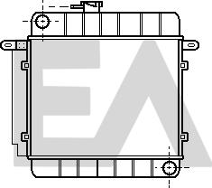 EACLIMA 31R07008 - Радіатор, охолодження двигуна autocars.com.ua