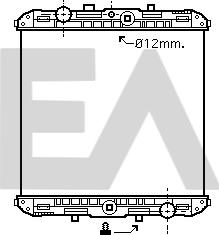 EACLIMA 31R16002 - Радіатор, охолодження двигуна autocars.com.ua