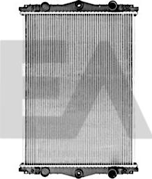 EACLIMA 31R16022 - Радіатор, охолодження двигуна autocars.com.ua