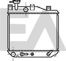 EACLIMA 31R19006 - Радіатор, охолодження двигуна autocars.com.ua