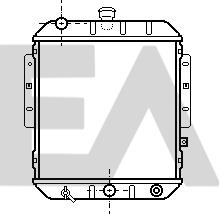 EACLIMA 31R19013 - Радіатор, охолодження двигуна autocars.com.ua