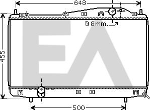EACLIMA 31R20007 - Радіатор, охолодження двигуна autocars.com.ua