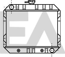 EACLIMA 31R22006 - Радіатор, охолодження двигуна autocars.com.ua