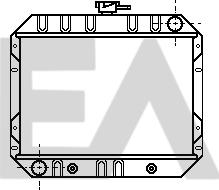 EACLIMA 31R22034 - Радіатор, охолодження двигуна autocars.com.ua
