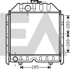 EACLIMA 31R25059 - Радіатор, охолодження двигуна autocars.com.ua