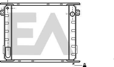 EACLIMA 31R30007 - Радіатор, охолодження двигуна autocars.com.ua