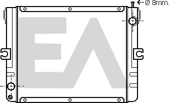 EACLIMA 31R30008 - Радіатор, охолодження двигуна autocars.com.ua