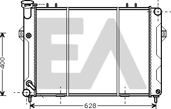 EACLIMA 31R33005 - Радіатор, охолодження двигуна autocars.com.ua