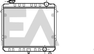 EACLIMA 31R33012 - Радіатор, охолодження двигуна autocars.com.ua