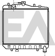EACLIMA 31R36001 - Радіатор, охолодження двигуна autocars.com.ua