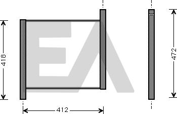 EACLIMA 31R44002 - Радіатор, охолодження двигуна autocars.com.ua